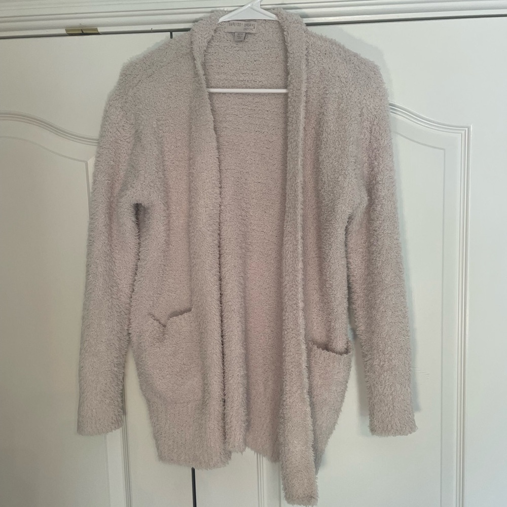 Barefoot Dreams CozyChic® Girl's So-cal Cardi Size 12/14
